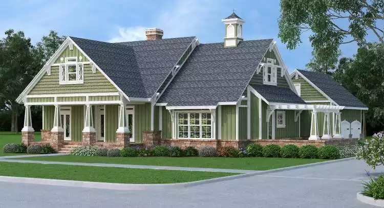 image of cottage house plan 2052